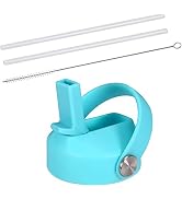 HYDROWION Straw Lid for Hydro Flask Wide Mouth, Flex Straw Lid Compatibility Most Sports Water Bo...
