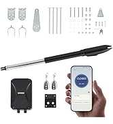 CO-Z Automatic Gate Opener Kit, App Compatible Smart Single Swing Gate Opener for Doors up to 660...