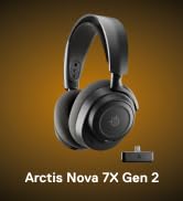 SteelSeries Arctis Nova 7X Wireless Gen 2 Gaming Headset - Black | Real-Time App Control, 50+ HR ...