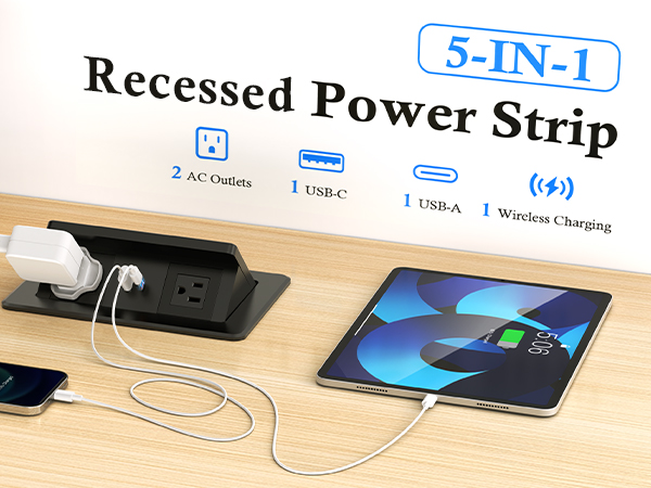 Ressed power strip