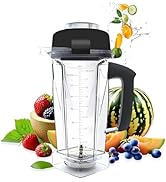 Sonhomay For Vitamix Blender Pitcher 64oz Blender Container with Stainless Steel Blades for Vitam...