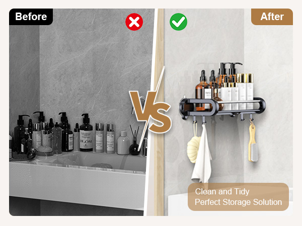 bathroom suction shelves