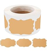 300 Pcs Jar Canning Labels Stickers, Self-Adhesive Removable Gift Food Kitchen Bottle Labels Stic...