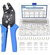 Taiss JST Crimping Tool with 580PCS JST PH Connector kit 2.0mm 2/3/4/5/6Pin Housing Female/Male A...