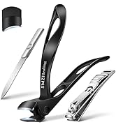 Toenail Clippers for Men Thick Toenails, 2026 Curved Head Large Toe Nail Clippers, Wide Jaw Openi...