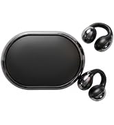 HANJIA Clip-On Earbuds, Open-Ear Headphones,Crystal-Clear Sound | Bluetooth6.0, Comfortable Secur...