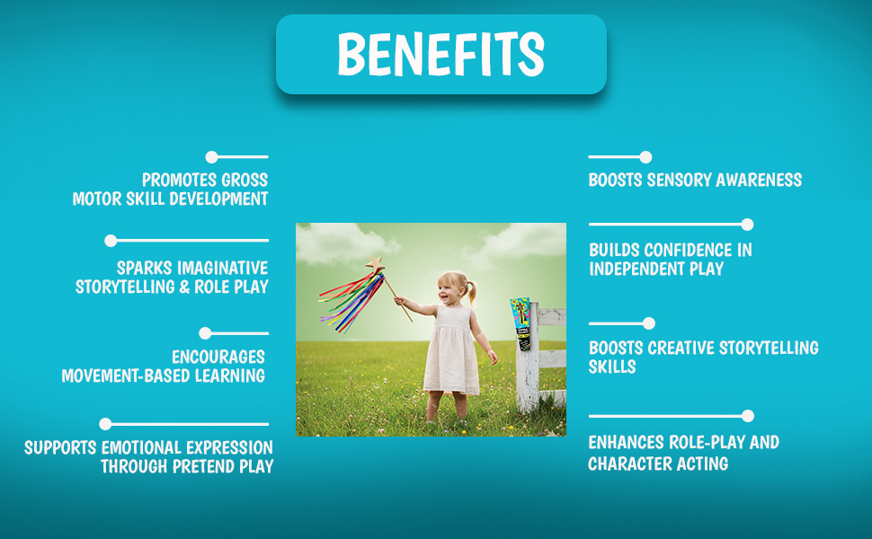 benefits of giving pretend play wand magic wand to kids gifts
