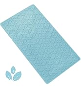 WRISIN Bathtub Mat Non Slip with Suction Cups - 100% Rubber Bathroom Mat Textured for Bath Tub Sh...