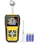 Moisture Meter, TEMIRUP Pinless Moisture Meter –Wood Moisture Detector for Walls, Drywall, Firewo...