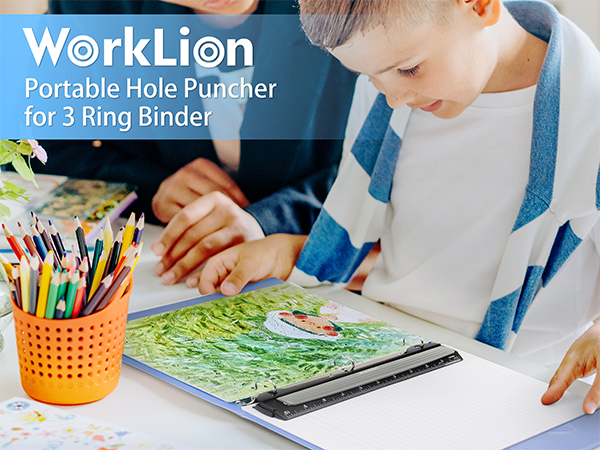 3 hole punch for binder