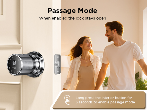 smart knob with passage mode