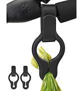 Gobeigo 2-Pack Silicone Used Poop Bag Holder - Hands-Free Leash Attachment, Never Hold a Stinky B...