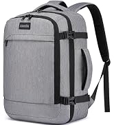 Asenlin Travel Backpack for Women Men,Flight Approved Carry On Luggage 30L Water Resistant Busine...