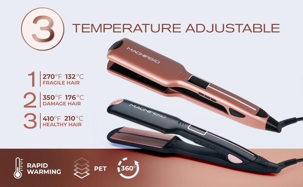 wide flat iron