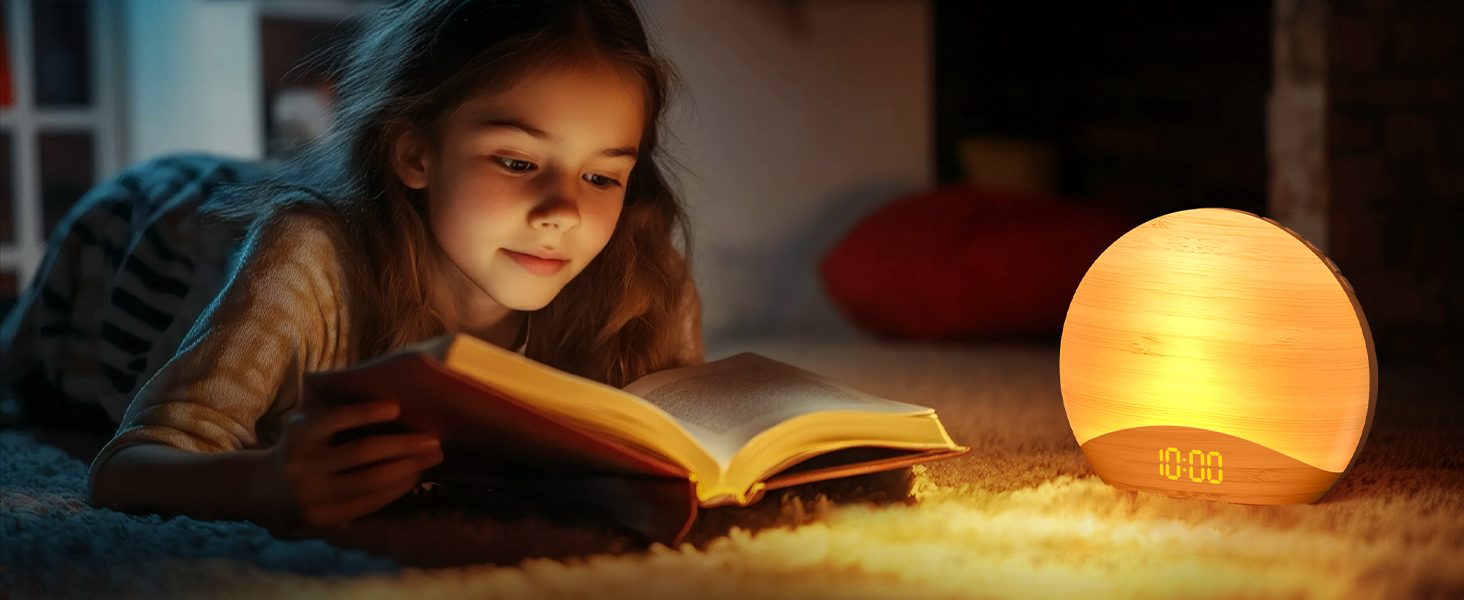 Be used as a bedside lamp/reading light/ambient light.