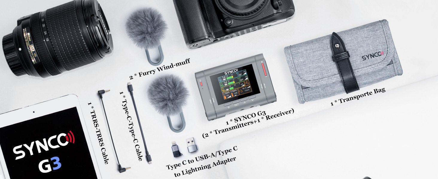 SYNCO G3 wireless lavalier microphone