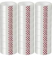 GIBIBU 24 Rolls Transparent Tape Refills, Clear Tape Dispenser Refill Rolls, Glossy Gift Wrap Tap...