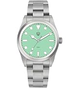 watchdives VH31 Quartz Watch, WD1016 Men Watches 37mm Dial Stainless Steel Wristwatch Sweep Sport...