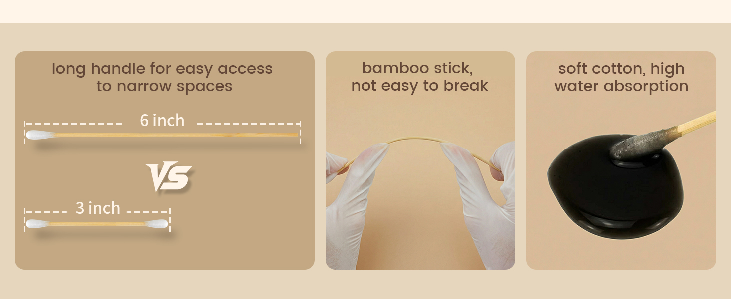 hight quality material long cotton swabs