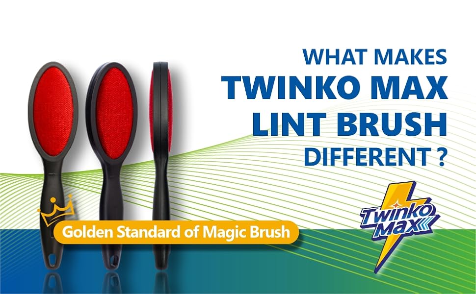 What makes Twinko Max Lint Brush different?