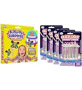 BEST PARTY EVER! Quick Light Candle 4-Pack with Butterfly Surprise 1-Pack Bundle