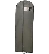 KUBEMUEG 72" Wedding Dress Garment Bags Foldable Dress Bag for Long Gowns Traveling Protector Cov...