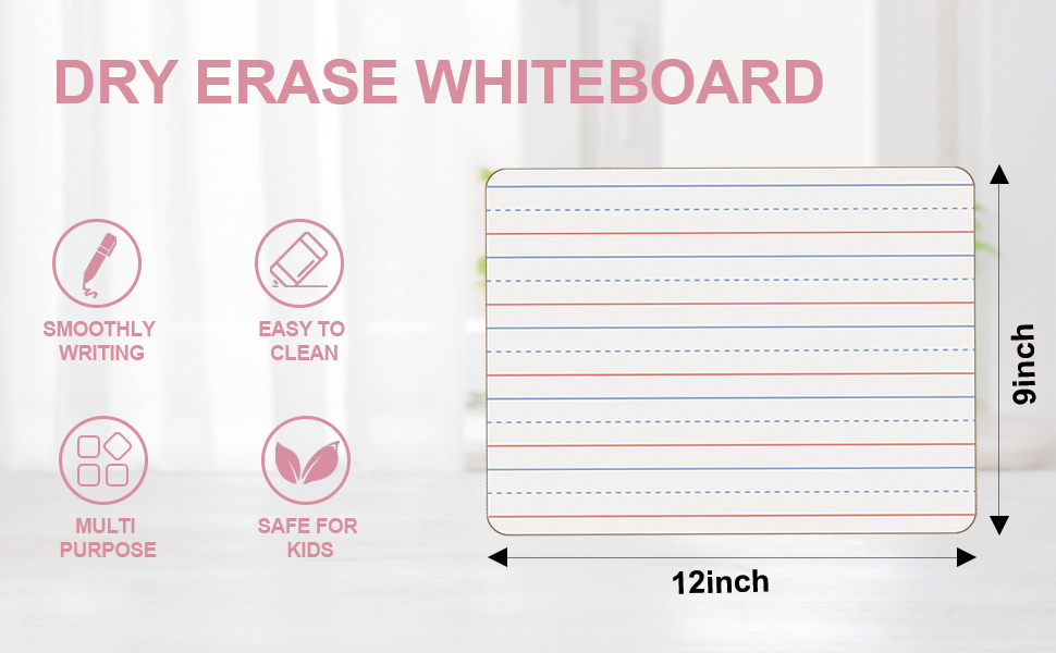 dry erase board with lines