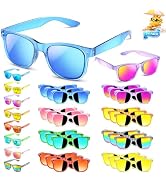 Vcarsian Party Favors Kids Sunglasses Bulk - 24 Packs Boys Girls Sun Glasses UV Protection for Be...