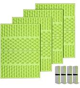 FOCHIER F Stadium Seat Pad, Foam Sitting Pad Mat, Diamond Foldable Camping Seat Cushion for Bleac...