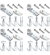 Bifold Door Hardware Repair Kit - 4 Packs Bi-fold Sliding Closet Doors Replacement Parts Include ...