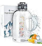 UTEBIT 74 OZ Fruit Infuser Water Bottle, Half Gallon Insulated Sports Water Bottle With Straw, 2....