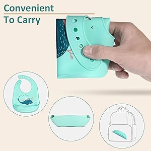 foldable baby bib
