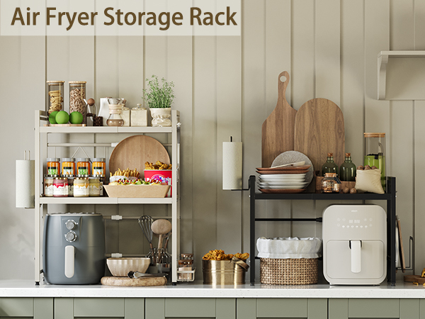 over microwave storage shelf