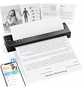 TATTMUSE Inkless Portable Printers Wireless for Travel, Small Thermal Printer Compatible with iPh...