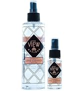 the view optique Anti-Reflective Safe Lens Cleaner Spray Kit – (1) 8oz & (1) 1oz Glasses Cleaner ...