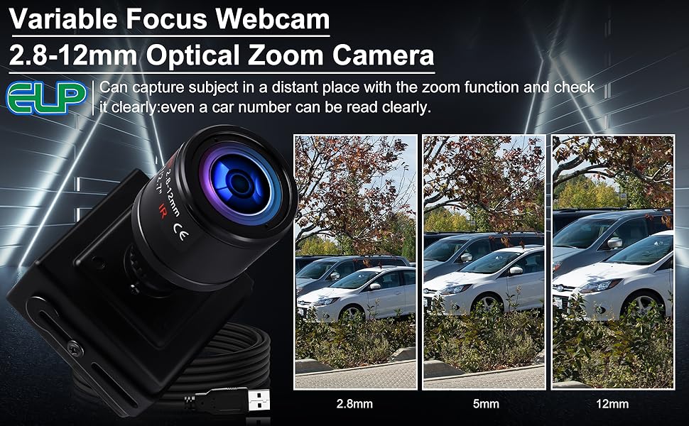 varifocal usb camera 2.8-12mm 4x zoom webcam