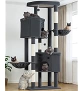 Extra Large Cat Tree, 84 Inch XXL Giant Cat Tower for Indoor Cats Large Adult 20lb+, Multi-Level ...