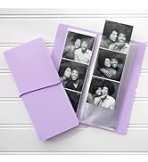 Photo Booth Photo Album For Photobooth Strips - Party, Event Or Wedding Favors - 20 Clear Sleeves...