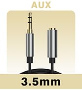 Headphone Extension Cable,3.5mm TRS Male to Female Stereo Extension Cord Adapter,1/8 Male to 1/8