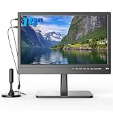 Feihe 14 inch Small Flat Screen Kitchen TV with Antenna ATSC Tuner/USB/HDMI/AV/VGA, Built-in TV S...