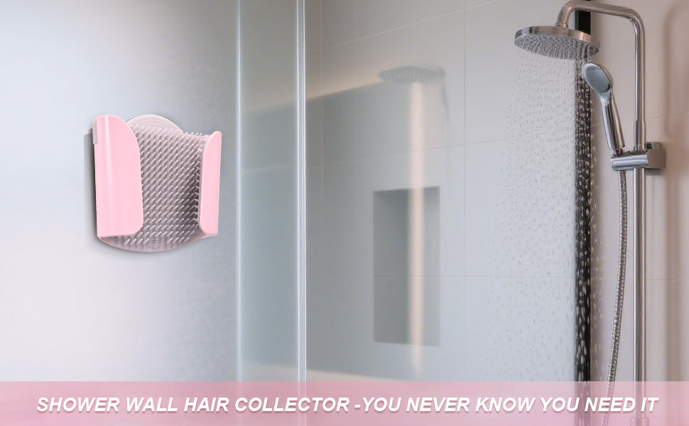 shower hair catcher wall