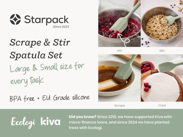 Scrape n Stir 4pc Spatula set