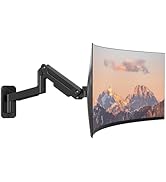 PUTORSEN Monitor Wall Mount Arm - Heavy Duty for Ultrawide Computer up to 49 inches and 44 lbs wi...