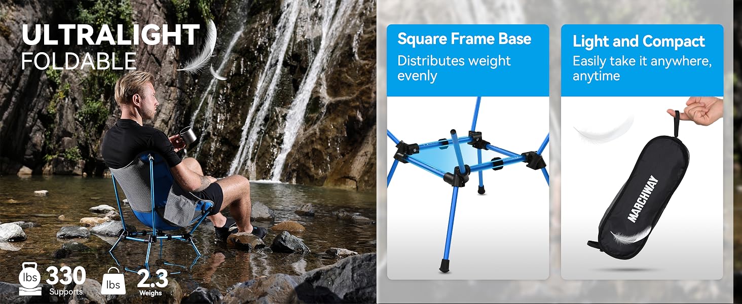 Utralight camping chair foldable camping chair