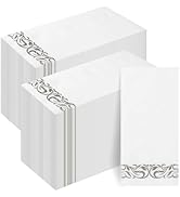 Goodluck 200 Pack Disposable Hand Towels, Soft and Absorbent Guest Towels, Elegant Decorative Pap...