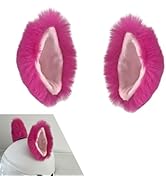 Hugwits 2 PCS Cat Ears Helmet Decoration, Fun Plush Cat Ears for Helmet, Self-Adhesive Soft Cat E...