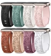 Easuny 8 Pack Bands for Women Compatible with Apple Watch 40mm 41mm 38mm 42mm 44mm 45mm 46mm 49mm...