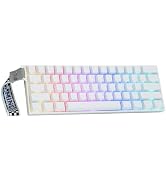 MechLands Aula Mini60 HE PRO Wireless Hall Effect Gaming Keyboard, 4000mAh | Magnetic Keyboard wi...
