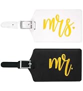 2 Pack Wedding Gifts Mr and Mrs Gifts Tags Bridal Shower Gifts Honeymoon Vacation Travel Essentia...