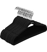 Mr. Pen- Velvet Hangers, 40 Pack, Black Hangers, Clothes Hangers, Felt Hangers, Black Velvet Hang...
